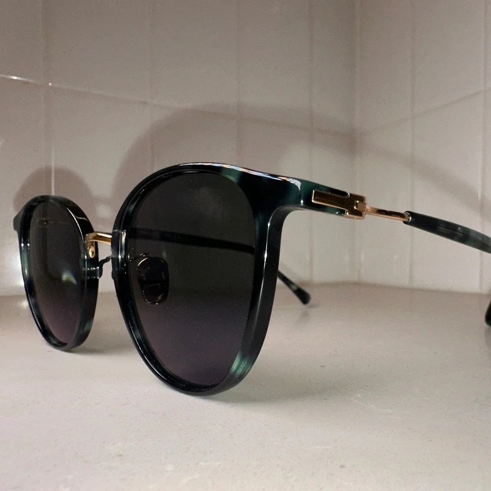 Eyebuydirect Aloft Frames 48-21-142 Gold/Green‎ Tortoise Unisex Designer Eyewear